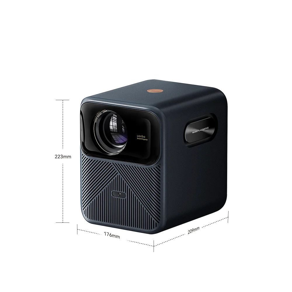 Wanbo Mozart 1 Pro 2025 4K 1200 Ansi Projector Google TV  1080P HDR10 MEMC HDMI 2.0 Sealed Beam Proyector Dual Wifi  20W Speaker