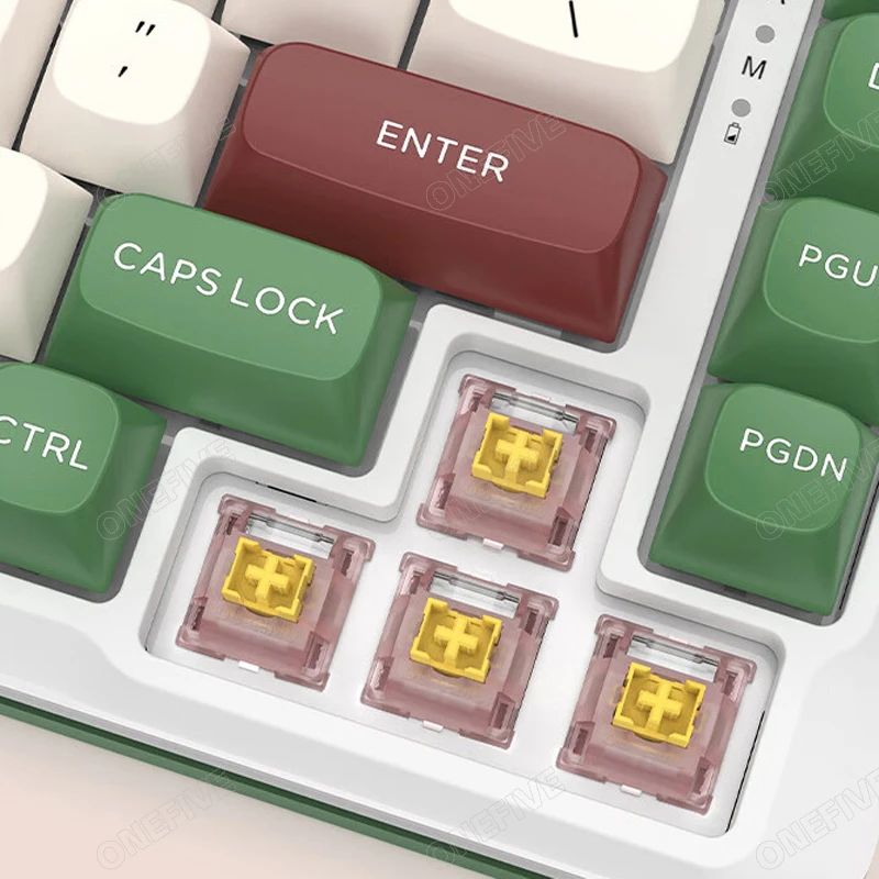 Outemu Silent Peach V3 Switch Lubrificado Silent Lemon V3 Switches Teclado Mecânico Linear Tátil 5 Pinos Hot-swap PA66 Pré-Lubrificado POM