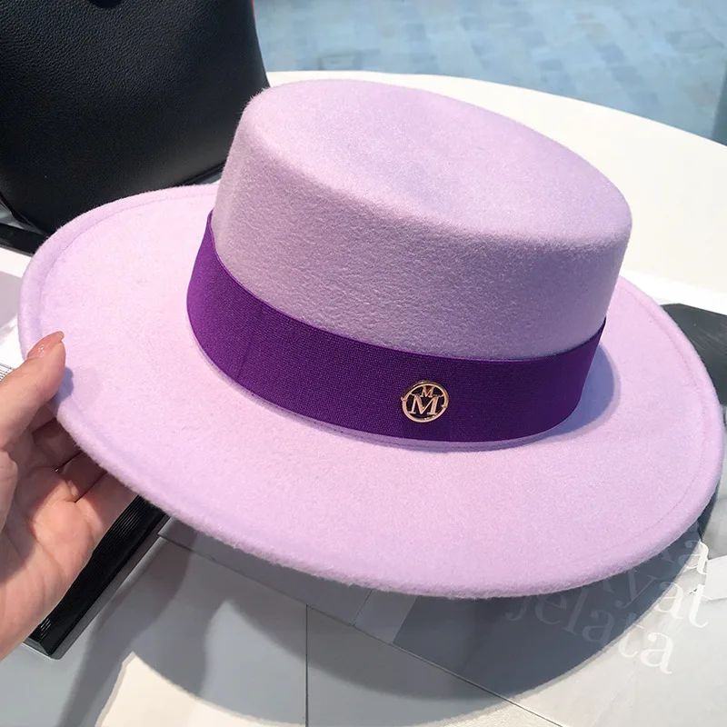 primavera outono moda praia 2025 Chapéu feminino fedora capela elegante Chapéu Panamá masculino fascinator Foto de casamento feltro Bowler novo