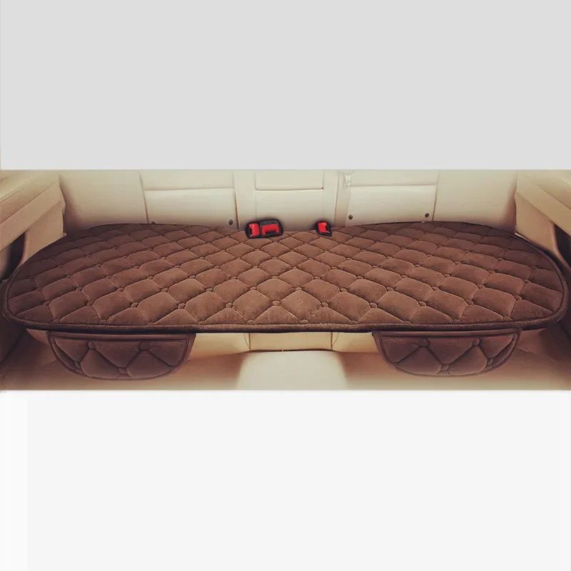 Capas De Assento Quentes Protetor De Almofada De Assento De Carro Capa De Assento De Pelúcia Outono Inverno Universal Para Sedã Hatchback SUV Tapetes De Assento