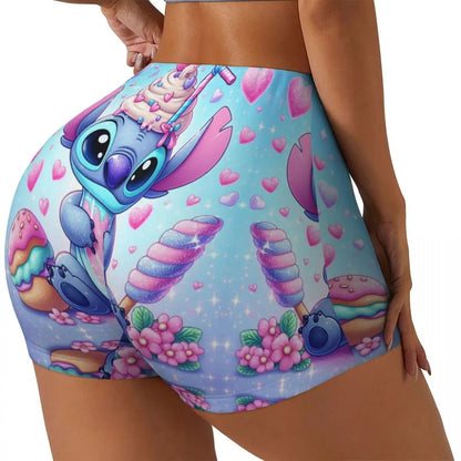 Custom Stitch Cute Movie Running Volleyball Gym Shorts for Women Athletic Workout Yoga Shorts