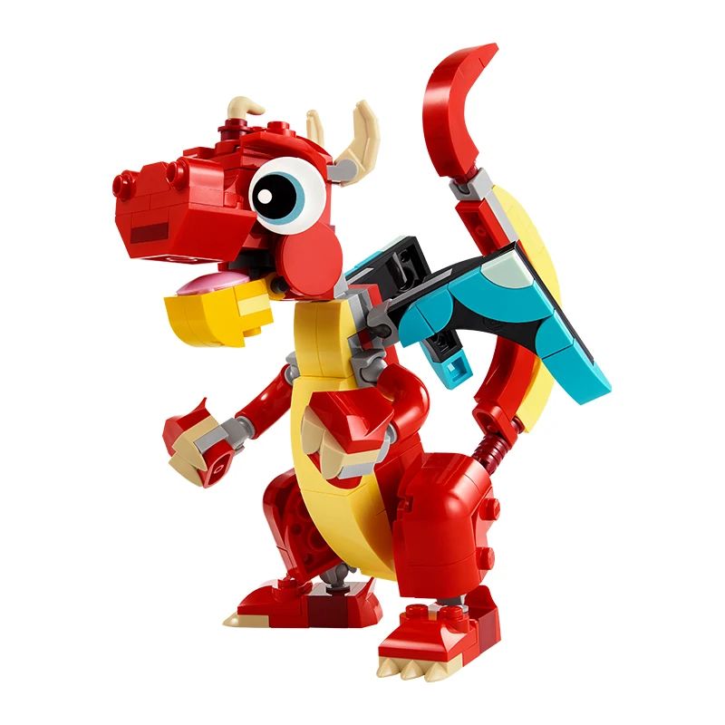 LEGO Creator série criativa 31145 pequeno dragão vermelho meninos e meninas blocos de montar educacionais brinquedos