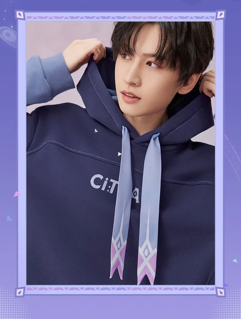 [Genuine] miHoYo Game Citlali Sweater Genshin Impact Citlali Theme Fake Two Hoodie Costumes Long-Sleeved Coat Cosplay Xmas Gifts