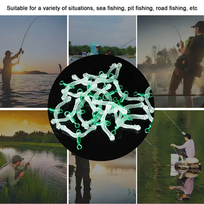Fishing Hook Separator Anti Tangle Boom Green Silicone Bifurcator High Elastic Subline Splitter Lure Rigging Accessories Tool