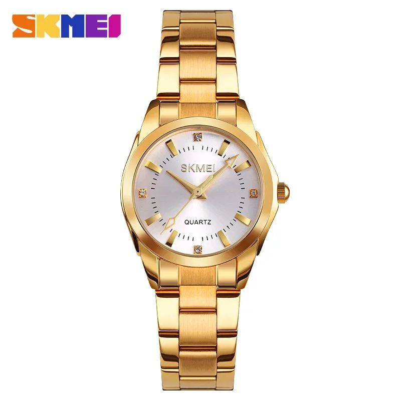 Skmei Japan Movement Luxury Quartz Watches For Women Thin Lady Hour Ladies Reloj Mujer Fashion Simple Quartz Women Watch 1620