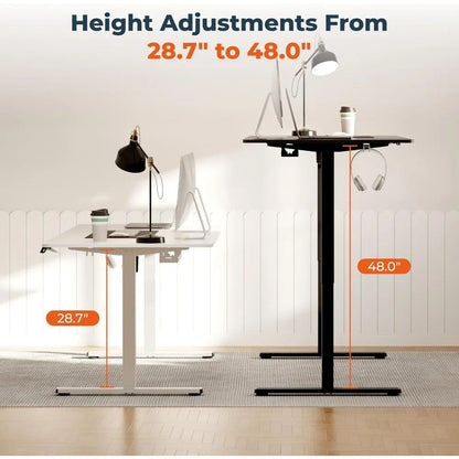 Adjustable Standing Desk, Large 79x31 Inches Standing Desk with Cable Management, Height Adjustable Home Office Computer Desk