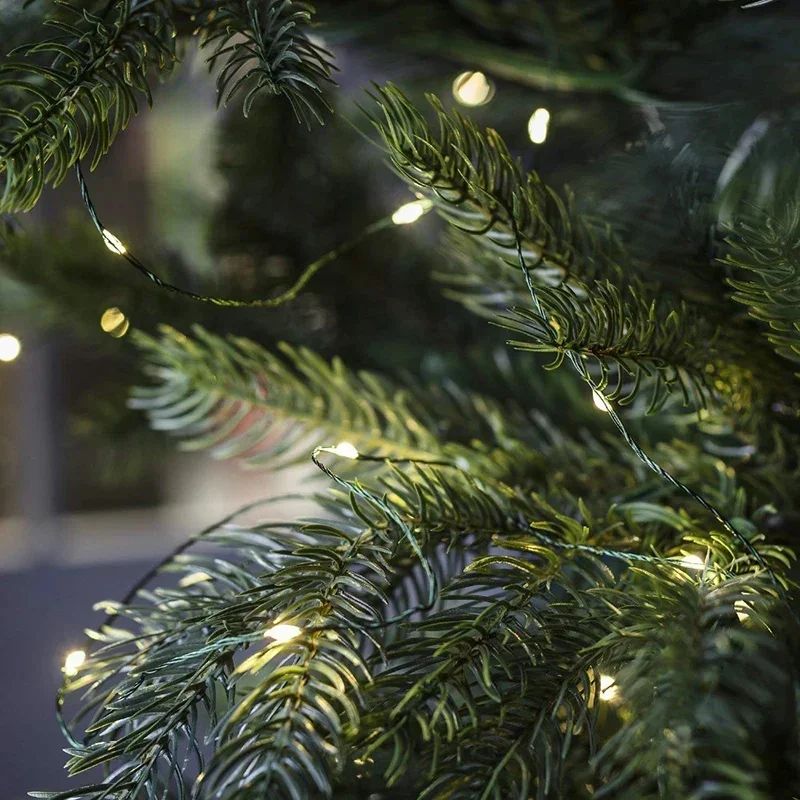 1000/500LED Green Wire Led String Fairy Lights US/EU Plug 110V/220V Waterproof LED Christmas Tree Holiday Home Garden Decor Xmas