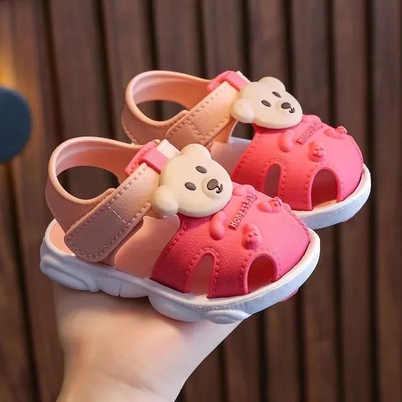 Summer Baby Boys Girls Sandals Children Beach Sandals Cartoon Infant Toddler Shoes Comfortable Soft Sole Kids Shoes 1-3 Years