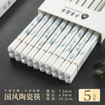 Hashis de ponta, novos, antibacterianos, à prova de mofo, antiderrapantes para uso doméstico, hashis domésticos resistentes ao calor