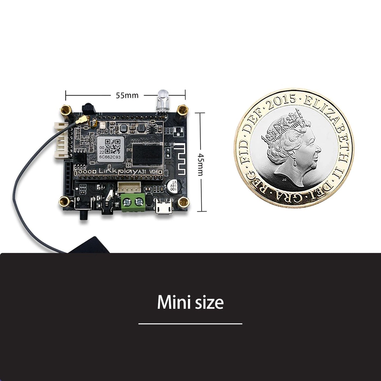 D10 Bluetooth 5.0 Audio Receiver Board Wireless Stereo Music Module Multiroom DIY WiFi Home Audio System