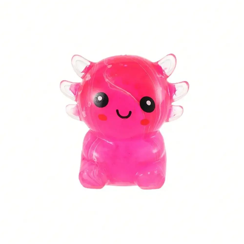 100+Pcs Assorted Squishy Figures Blind Box Surprise Toys, Slow Rebound Stress Relief Fidget Toy Set Featuring Giant Yellow Gorilla, Moai Head, Panda, Rabbit, Duck, Jellyfish and Axolotl, Novelty Sensory Play Toy, Kids Birthday & Party Favor Gifts