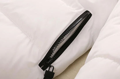 2025 New Winter Jacket Women Parkas Hooded Short Coats Female Parka Warm Thicken Jacket Korean Loose Cotton Padded Outwear