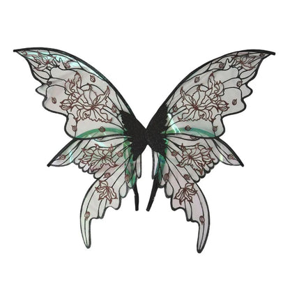 1PC Adults Fairy Wings Girls Sparkling Angel Wings Butterfly Costume Wings Halloween Costume Dress up Party Favor Christmas Gift