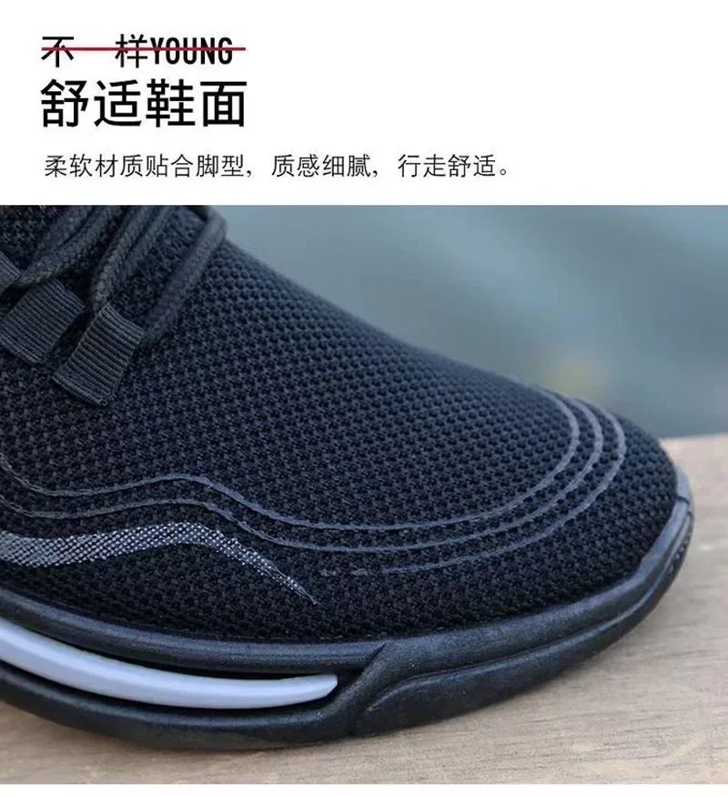 Tênis Masculino Slip-on Fashion Tênis Esportivo Masculino para Corrida Respirável para Academia Treino Caminhada Tênis Antiderrapante para Exercício