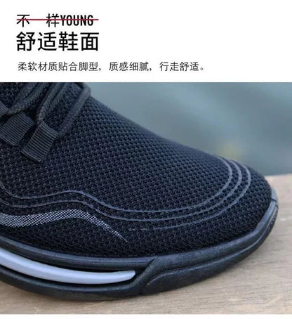 Tênis Masculino Slip-on Fashion Tênis Esportivo Masculino para Corrida Respirável para Academia Treino Caminhada Tênis Antiderrapante para Exercício