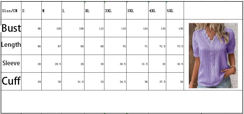 2025 Summer New Women's Blouse Top Solid Sexy V-Neck Hollow Short Sleeve Fashion Splice Plus Size Loose Street Apparel Shirt