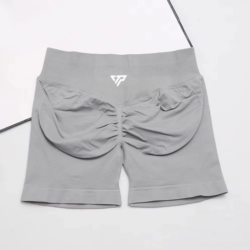 Women's High-quality Sports Stretch Fitness Shorts Peach Belly Yoga Training Running Pilates Tight Yoga Shorts