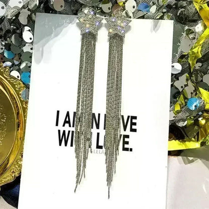 Nova Tendência de Moda Design Exclusivo Elegante e Requintado Brincos Retangulares de Zircônia Para Mulheres Joias Festa de Casamento Presentes Premium