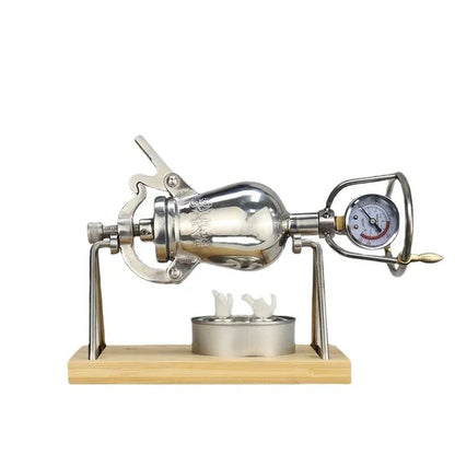 300ML 360ML 500ML Hand Popcorn Machine Open Firing Popcorn Puffing Machine Stainless Steel Mini Popper Manual Popcorn Maker