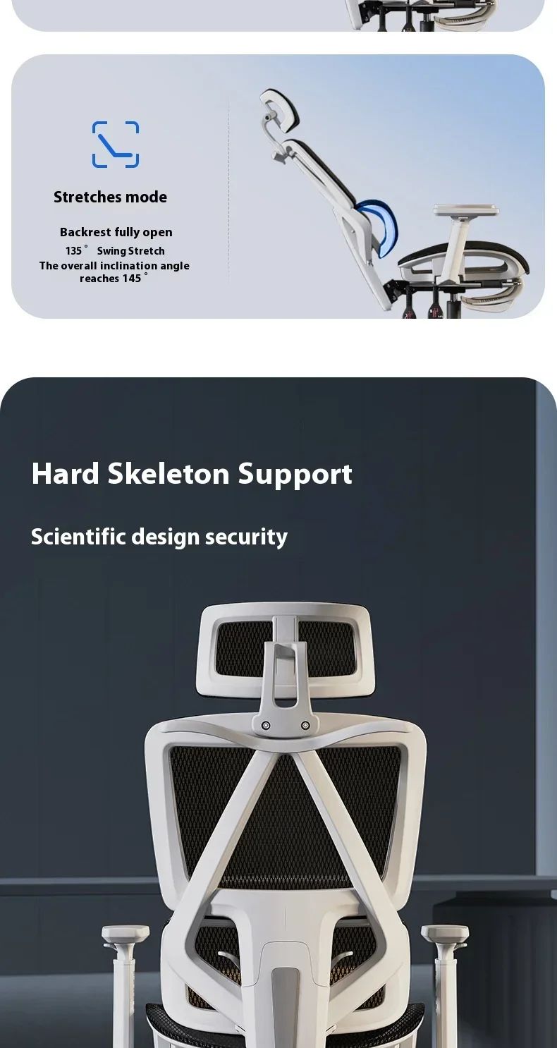 Comfortable Ergonomic Study Chairs Home Office Chair Adjustable Sedentary Not Tired Bureaustoel Household and Office Supplies