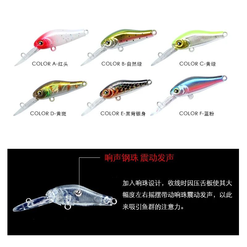 1PC Isca de Pesca 3.5cm 2.4g Minnow de Qualidade Olhos 3D Plástico Isca Artificial Dura Pesca Jig Wobblers Crankbait Isca de Pesca