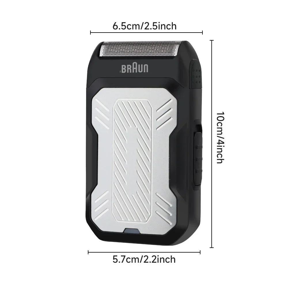 Original Fang Braun M606 Electric Razor Professional Shaver Portable Shaving Machine Mini Beard Trimmer Razor Shaver for Men