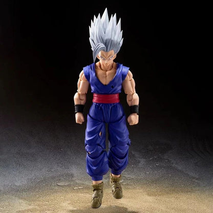 Shf Dragon Ball Son Gohan Besta Action Figure PVC Boneco Colecionável Articulado Anime 17cm Super Saiyajin Gohan Brinquedo Modelo de Presente
