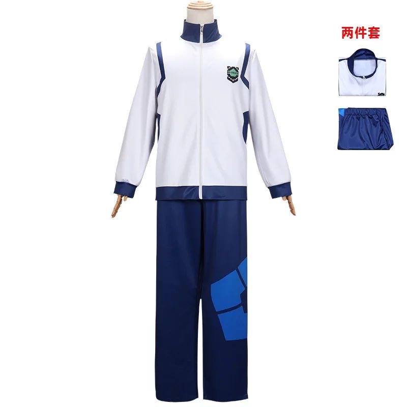 Anime Reo Nagi Bachira Isagi Chigir Cosplay Costume Full-Zip Pocket Sportswear Tracksuit Hoodie Reo Nagi Bachira Isagi Chigiri
