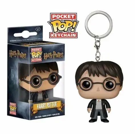 Funko Pocket Chaveiro Brinquedo Hermione Granger Dobby Dumbledore Malfoy Ginny Ron Hedwig Snape Voldemort Luna Pop de Bolso Chaveiro Brinquedo