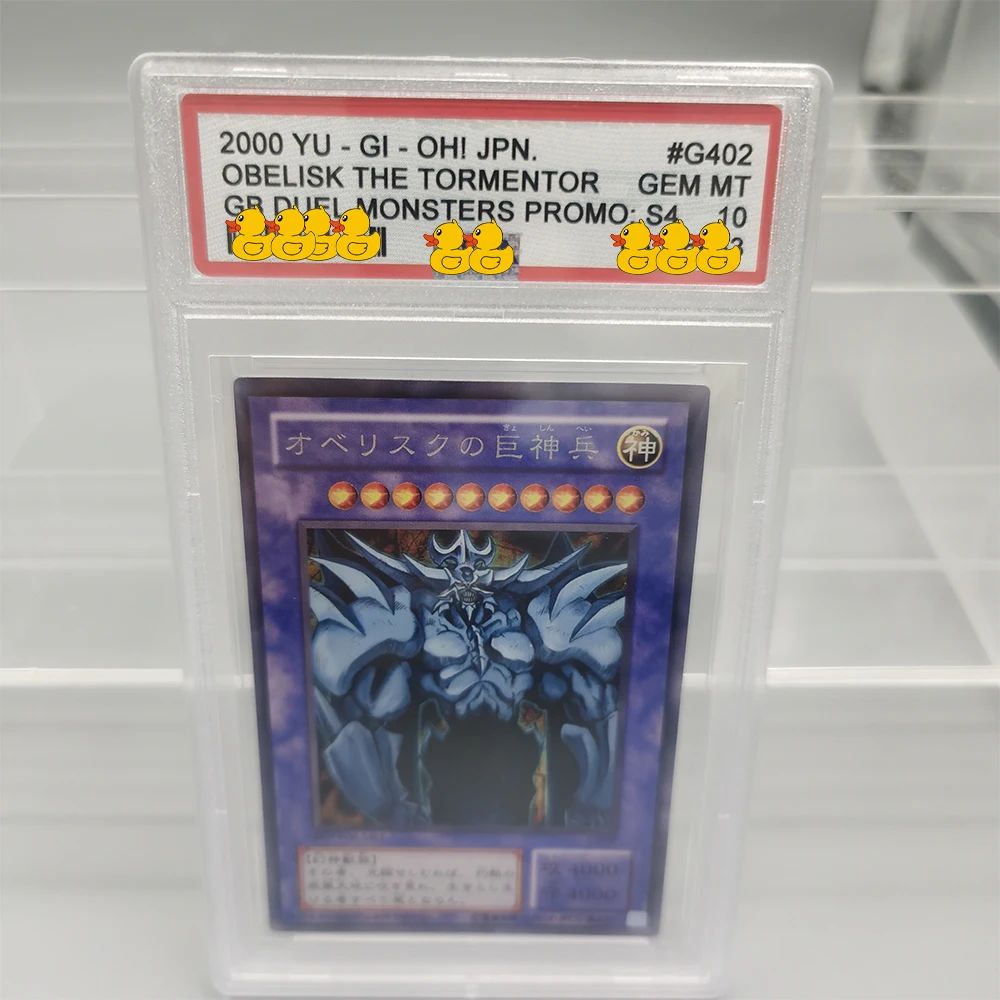 Cartão de Avaliação DIY YU-GI-OH Coleção de Cartas 2000 YU-GI-OH! JPN. OBELISK THE TORMENTOR Cópia Cartão de Avaliação de 10 Pontos Presente de Jogo de Anime