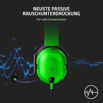 Headset Gamer Razer BlackShark V2 X com fio, cancelamento de ruído passivo avançado, som surround 7.1, microfone cardióide Hyperclear
