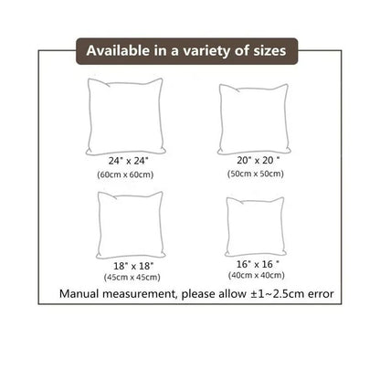 Home Decor Christmas & Winter Themed Digital Printed Pattern Cushion Cover Suitable for Sofa Bedroom Car Pillow Cover