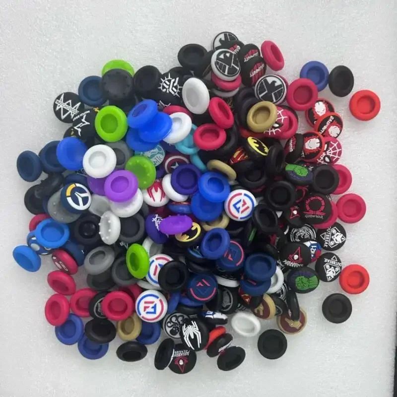 40pcs/lot Random Shipment Mix Color for Ps4 Ps5 for Xboxone Series S X Joystick Thumb Stick Grip Silicone Cap
