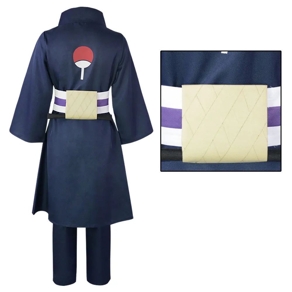 Halloween cartoon Obito cosplay costume, Japanese kimono performance festival cosplay Halloween party stage performance costume