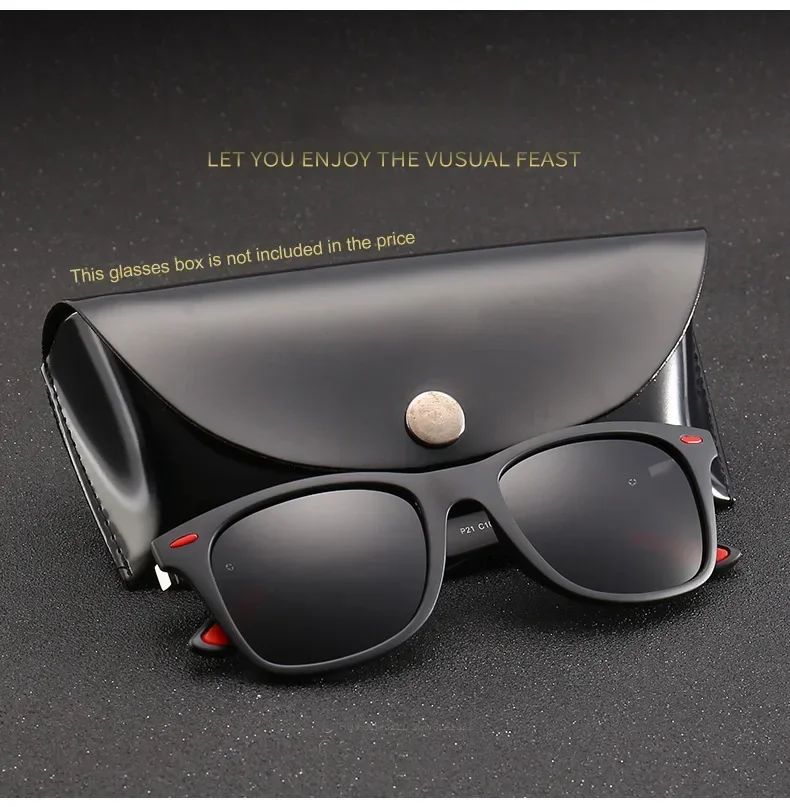Polarized Sunglasses Unisex Rectangle Vintage Sunglasses Design Retro Sun Glasses Man Eyeglass Casual Goggles UV400 Eyewear