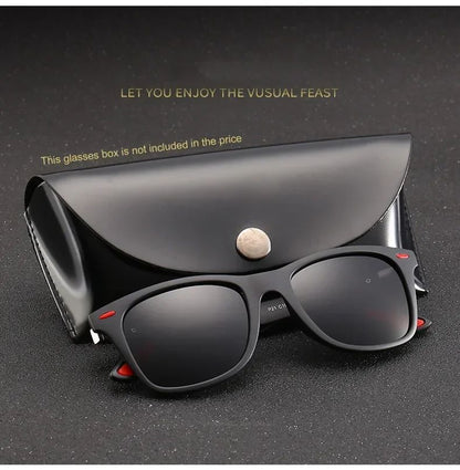 Polarized Sunglasses Unisex Rectangle Vintage Sunglasses Design Retro Sun Glasses Man Eyeglass Casual Goggles UV400 Eyewear