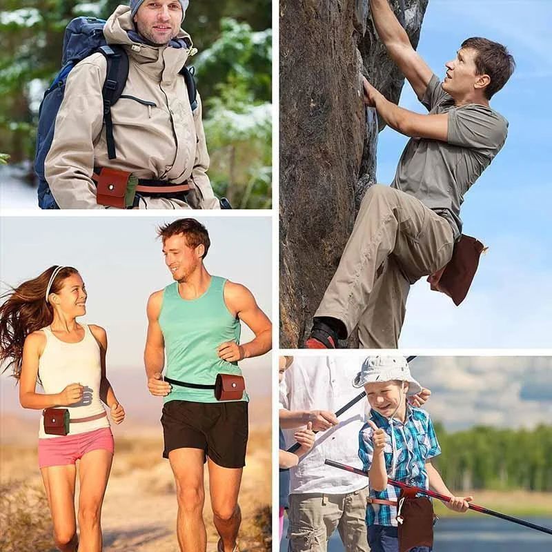 Multipurpose Collapsible Canvas Foraging Bag Berry Mushroom Picker Drawstring for Camping Hiking Beachcombing Outdoor Gear