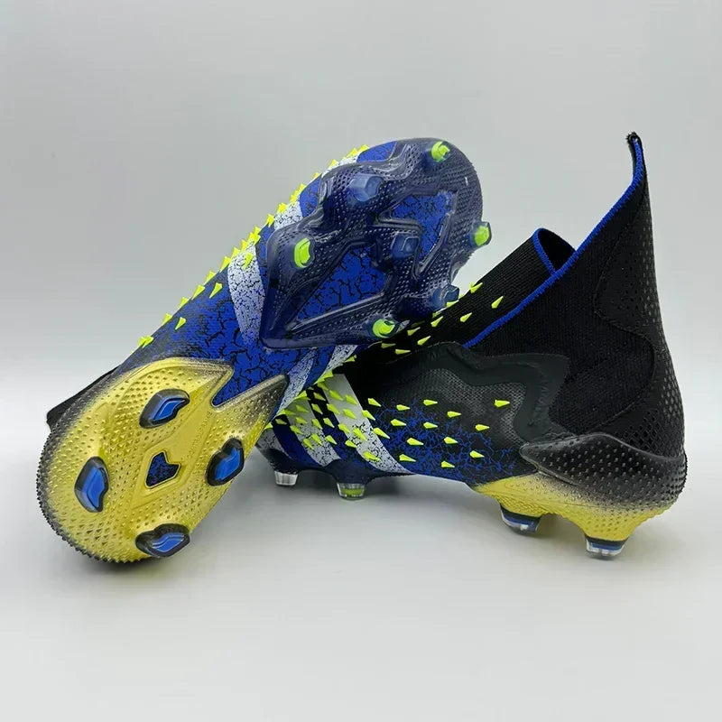 New Men Football Field Boots Professional Original Soccer Shoes Resistant Unisex Comfortable Ankle Cleats Football Shoes Outdoor