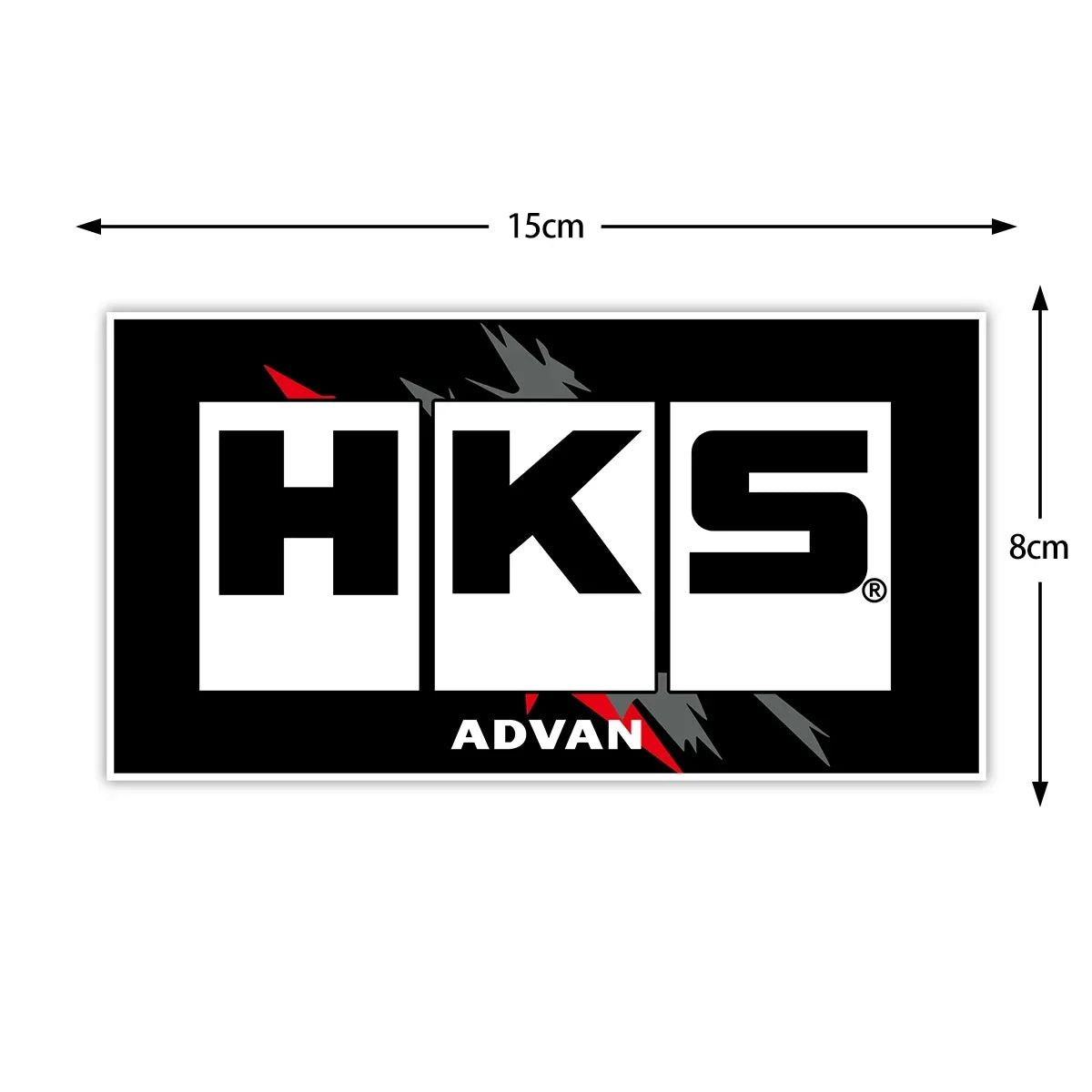 Para Adesivo HKS JDM Decalques de Corrida Moto Scooter Janela Automotiva Para-choque Decoração de Carro Acessórios Modificados ADVAN