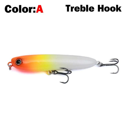 Isca de Pesca Flutuante OUTKIT Pencil StickBait 7g Wobblers Iscas Topwater Crankbait Artificiais para Arremesso Longo Hard Bait