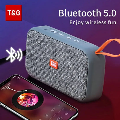 Caixa de Som Portátil TG506 Mini Soundbar Sem Fio Bluetooth 5.0 para Ambientes Internos e Externos HIFI Suporte para Cartão TF Rádio FM À Prova D'Água
