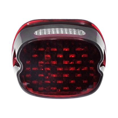 Lanterna traseira de LED de motocicleta para Harley Touring Road King FLHR Softail FL Sportster XL883 1200 Dyna Fat Boy luz de freio traseira