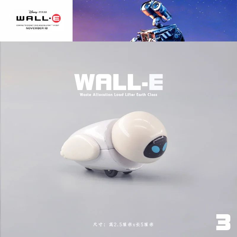 Walle-E Walle EVE Carro Boneca Presentes Brinquedo Modelo Anime Figuras Colecionáveis Enfeites