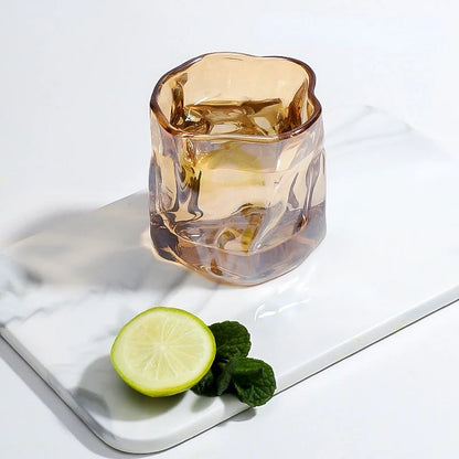 Copo de uísque cinza-fumaça 190ml, copo Old Fashioned de base pesada, conjunto de presente para bar, caneca de cerveja de cristal, direto da fábrica