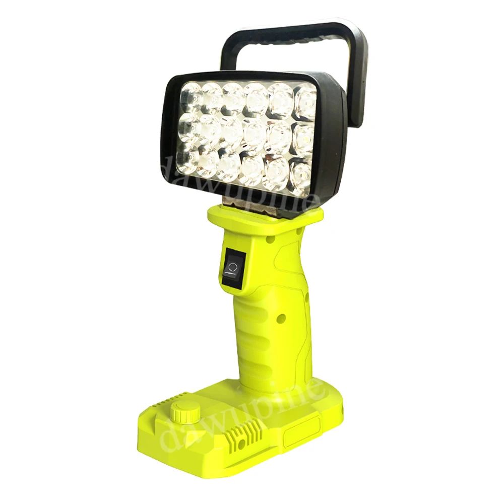 Para Makita Para Milwaukee Para Dewalt Para M18 Para Bosch Bateria de Lítio Estojo Banco de Potência USB Lanternas Holofote Luzes de Trabalho Lâmpada