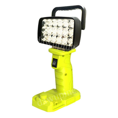 Para Makita Para Milwaukee Para Dewalt Para M18 Para Bosch Bateria de Lítio Estojo Banco de Potência USB Lanternas Holofote Luzes de Trabalho Lâmpada