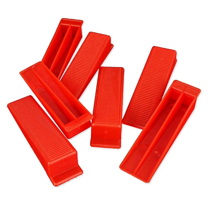 Kit 100 Clipes Niveladores de Cerâmica Espaçadores Correias para Assentamento de Ladrilhos Ferramentas de Construção de Pisos e Paredes