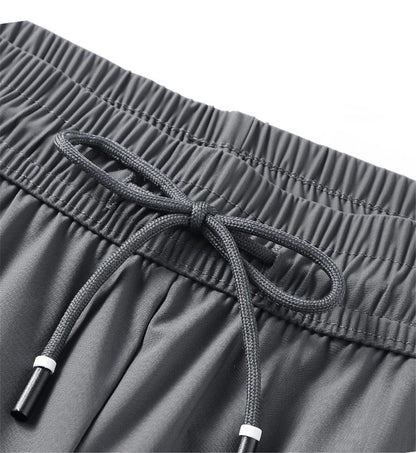 Summer Cool Pants Men 8XL Plus Szie Sweatpants Fashion Casual Stretch Pants Male Big Size 7XL 8XL Summer Trousers Black Grey