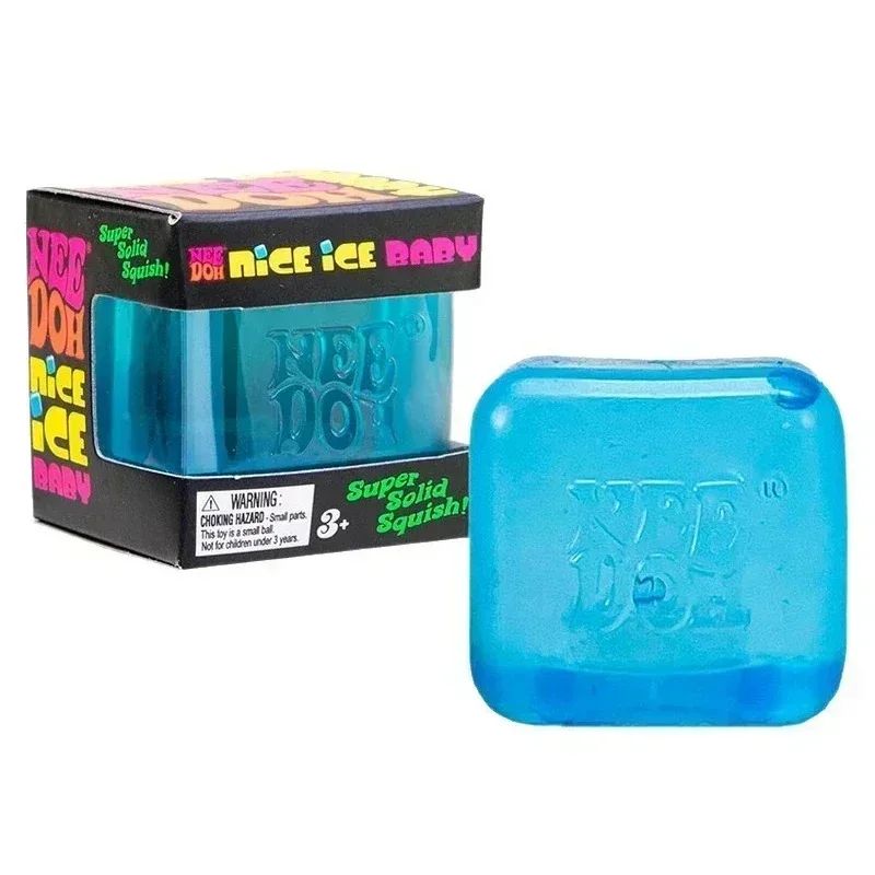 3pcs Nee Doh Jellyfish & Cube Squish Toy - Soft Jelly Squeeze Stress Relief Fidget, Sensory NeeDoh for Kids & Adults 2026@?