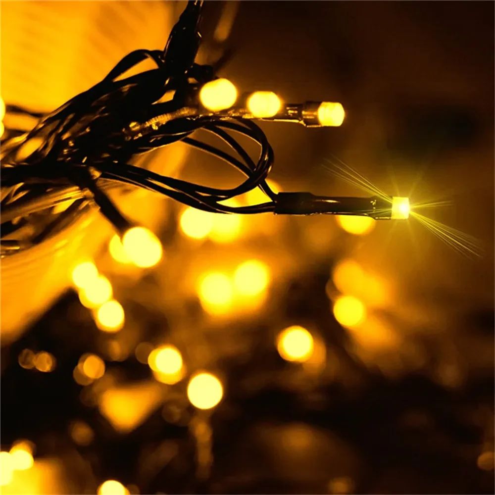 Solar String Lights Outdoor 20/50/100/200 LED Solar Waterproof Lights with 8 Lighting Mode Garland Lights for Tree Party Decor